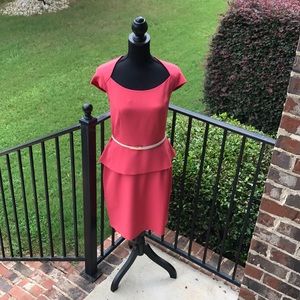 Julian Taylor Peplum Dress Sz 12